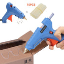 Raitool 100V-240V 60W Hot Melt Glue Gun Blue Electric Heating Hot Melt Glue