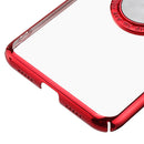 Bakeey Transparent Ring Holder Color Plating Anti-Scratch Hard PC Protective Case For Xiaomi Mi8