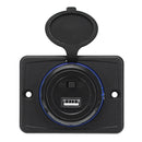 12/24V 5V 1.5A USB Charger ON OFF Switch Power Indicator Mobile Phone Car Boat