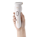 RIWA RF-770A 3 in 1 Waterproof Electric Hair Removal Full Body Epilator Cordless with Built-in LED Light S-Shaped Handle for Women