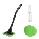 Window Windshield Cleaning Kit Tool Microfiber Cloth Car Cleanser Brush with Detachable Handle Auto Glass Wiper