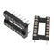50pcs 16 Pins 2.54mm DIP Straight Plug Double Row Circular Hole IC Socket Connector Adapter