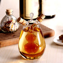 Oil Vinegar Pourer Storage Bottles Condiment Cruet Dispenser Glass Bottle