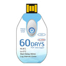 USB Temperature Logger Recorder Temperature Data Logger Disposable 60 Days Recording NE