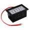 5pcs Blue DC2.5-30V LCD Display Digital Voltage Meter Waterproof Dustproof 0.56 Inch LED Digital Tube