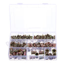 Suleve MXRN2 220Pcs M3/M4/M5/M6/M8/M10 Zinc Plated Rivet Nut Threaded Countersunk Head Insert Nut Tool Kits