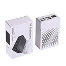 Black/White Assembled Exclouse Case + Quiet Cooling Fan + Heatsink Support GPIO or Camera