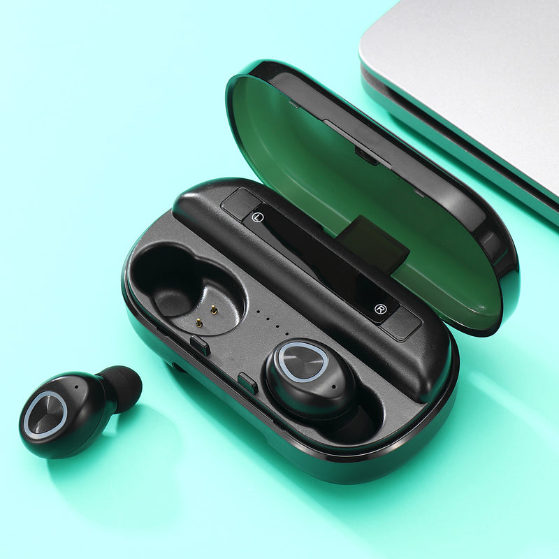 TWS Wireless bluetooth 5.0 Earphone LED Digital Display 3500mAh CVC8.0 Noise Cancelling IPX7 Waterproof Headphone with Mic