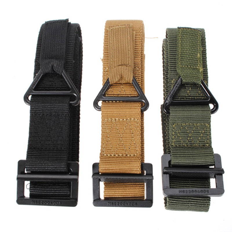 KALOAD Survival Tactical Waist Belt Strap Military Emergency Rescue Protection Waistband For Hunting
