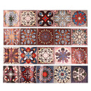 Moroccan Style Geometric Symmetry Self Adhesive Wall Sticker Kitchen Home Walls Decor