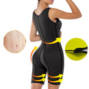 Women Neoprene Sauna Suit Full Body Shaper Ultra Sweat Fitness Yoga Bodysuit