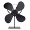 4 Blades Heat Powered Stove Fan For Ultra Quiet Log Wood Burner Fireplace Home Eco Fan