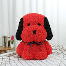 Artificial Rose Flower Dog Holiday DIY Birthday Gift 38cm Beautiful For Wedding Decorations