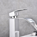 Bathroom Sink Faucet Basin Single Handle Mixer Tap W/Cover Plate Brushed Nickel