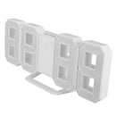 Modern LED Digital Clock Wall Light Table Night Lamp 12/24 Hour Display