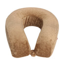 Memory Foam Rebound Travel Pillow U-shape Neck Headrest Soft Car Flight