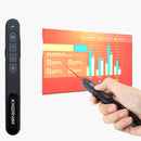 Novotel N76C Red Light Lithium Electric Charging Lecture Pen Laser Projector Remote Control Computer Wireless PPT Page Turner Laser Pointer