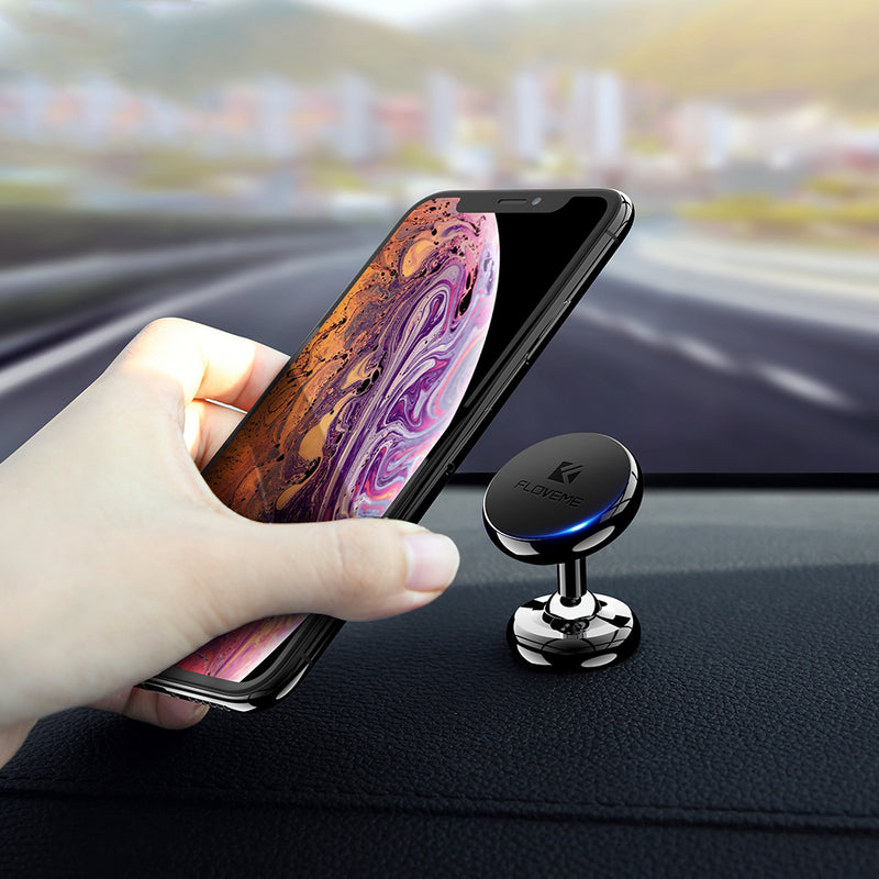 Floveme Strong Magnetic Dashboard Car Phone Holder 360 Rotation For 4.7 Inch-5.8 Inch Smart Phone iPhone XS Samsung Galaxy S10e