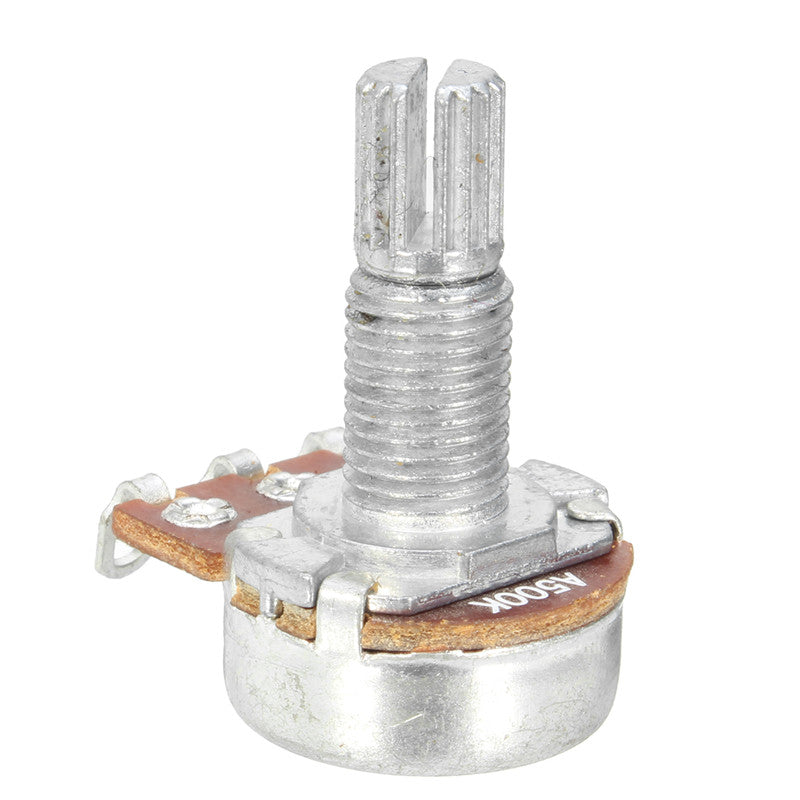 5pcs Guitar Potentiometer A500k 16mm Base Audio Tone Switch Bass Accessory Part