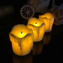 4.3*4.5cm Battery Powered Flameless LED Table lamp Candle Night Light Halloween Christmas Decoration