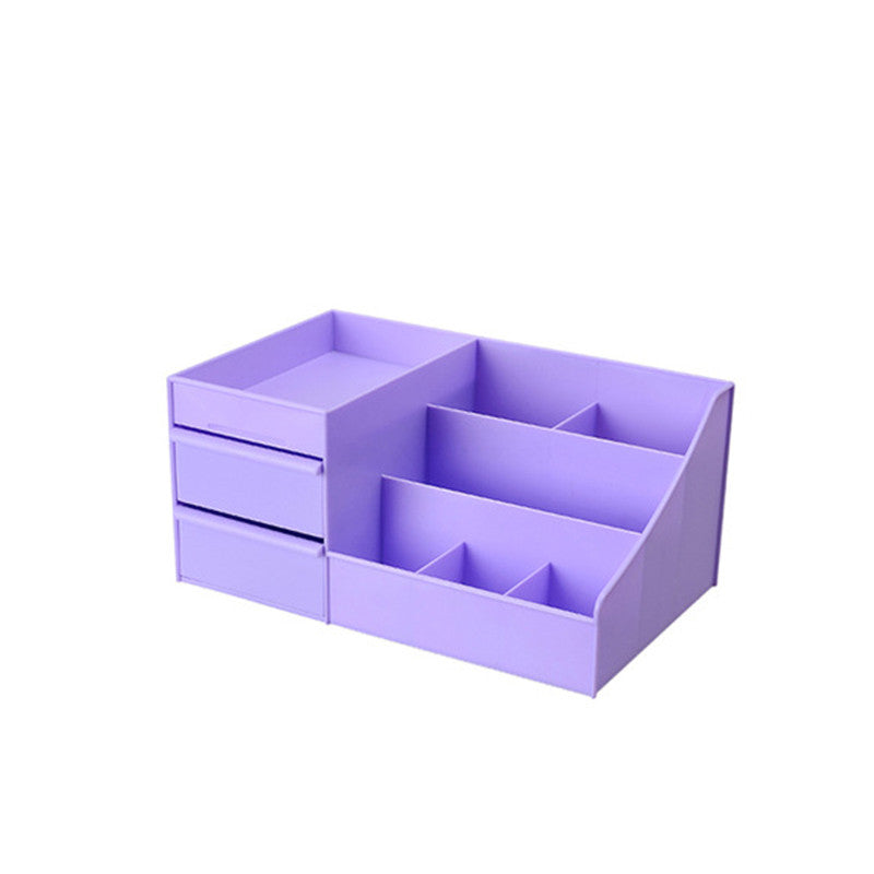 Cosmetic Storage Box Drawer Desktop Plastic Makeup Dressing Table Skin Care Rack House Organizer Container Mobile Phone Sundries