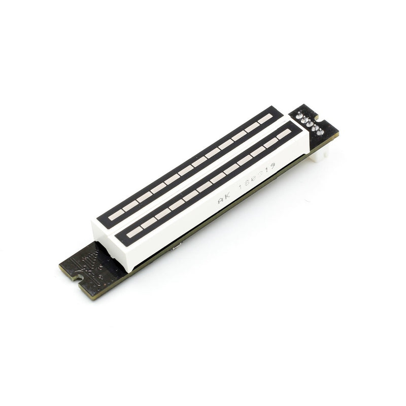 Mini Dual 12 Level Indicator VU Meter Stereo Amplifier Board Adjustable Light Speed Board with AGC Mode