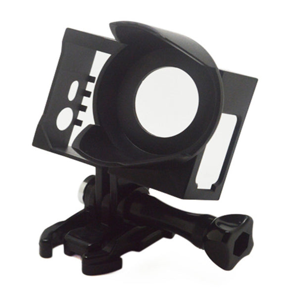 Anti-Exposure Frame Mount with Lens Hood Housing Case for GoPro HERO 4 3+/3