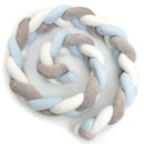 300cm Infant Baby Plush Bumper Bed Bedding Crib Cot Braid Cushion Protector Decorations