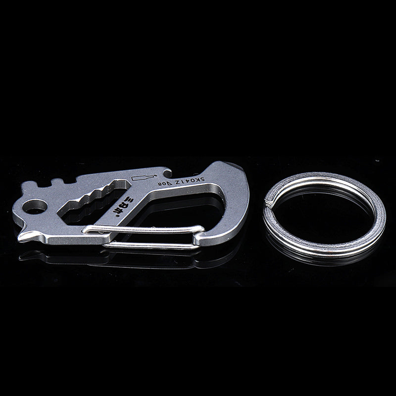 SANRENMU Multifunctional Keychain Tools Creative Car Waist Hanging for Men Women