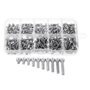 200Pcs M3 304 Stainless Steel DIN912 Screw Hex Socket Cap Screw Bolt for RC Model