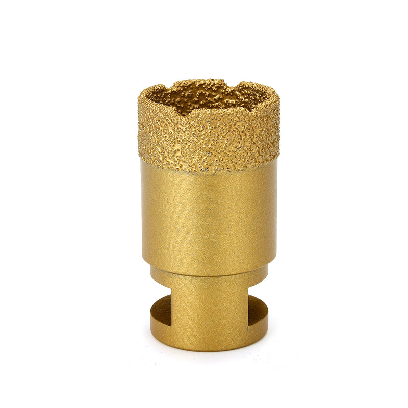 35mm Diamond Drill Core Bit Vacuum Brazed Hole Saw Cutter M14 Thread Granite Marble Gauge for Angle Grinder