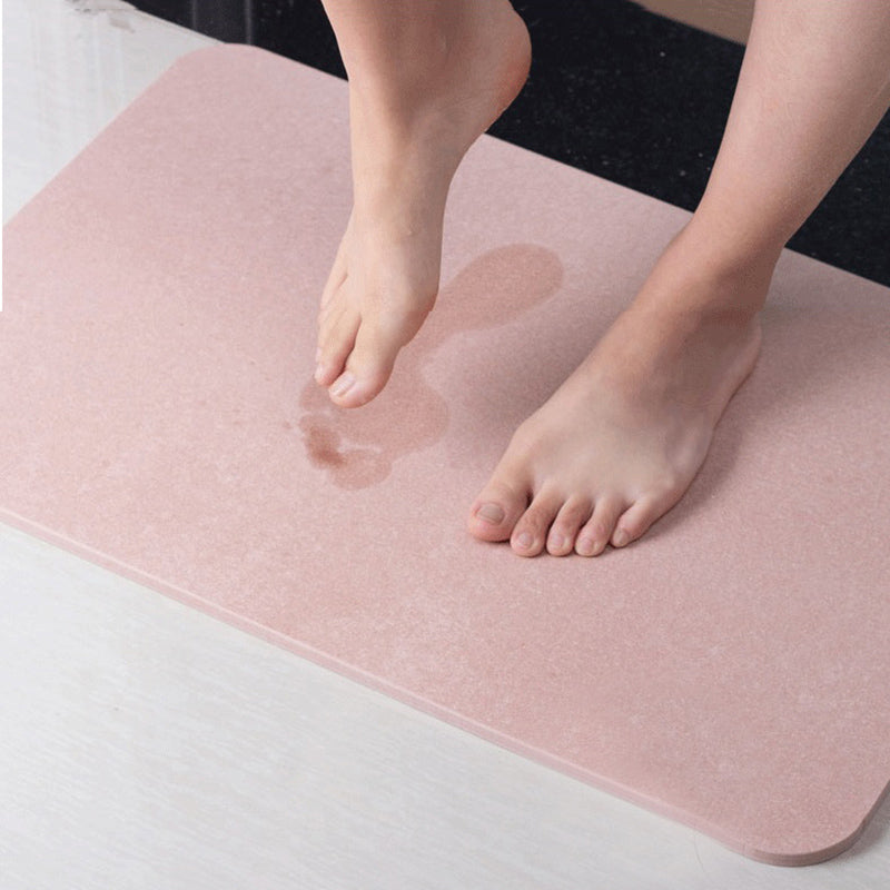 Eco-Friendly Diatomite Bath Mat Anti-slip Super Absorb Dry Bathroom Carpet High Efficiency Water Absorption Mats Foot Pad Rug