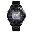 SKMEI 1493 Fashion Men Digital Quartz Watch 3ATM Waterproof Luminous Display Dual Display Watch