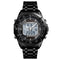 SKMEI 1493 Fashion Men Digital Quartz Watch 3ATM Waterproof Luminous Display Dual Display Watch