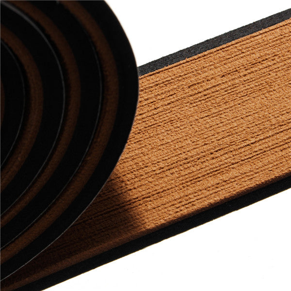 240x5.8x0.5cm Brown&Balck EVA Teak Flooring Faux Imitation Teak Decking Sheet Pad