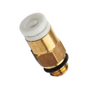 10pcs Creality 3D M6 Thread Nozzle Brass Pneumatic Connector Quick Joint For 3D Printer Remote