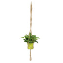 110cm Double Layer Hemp Jute Rope Plant Flower Pot Hanger Holder Macrame Hanging Basket