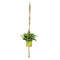 110cm Double Layer Hemp Jute Rope Plant Flower Pot Hanger Holder Macrame Hanging Basket