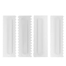 A/B/C/D Cake Decorating Comb Icing Smoother Scraper Edge Frosting Tools Spat Kit