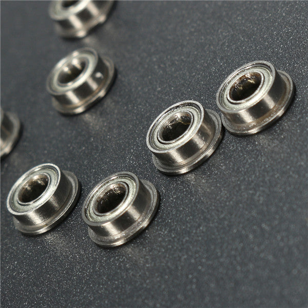 10pcs MF63ZZ 3x6x2.5mm Double Shielded Flange Ball Bearing