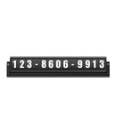 Luminous Rotatable Double Number Car Temporary Parking Phone Number Card Plate Car Decoration