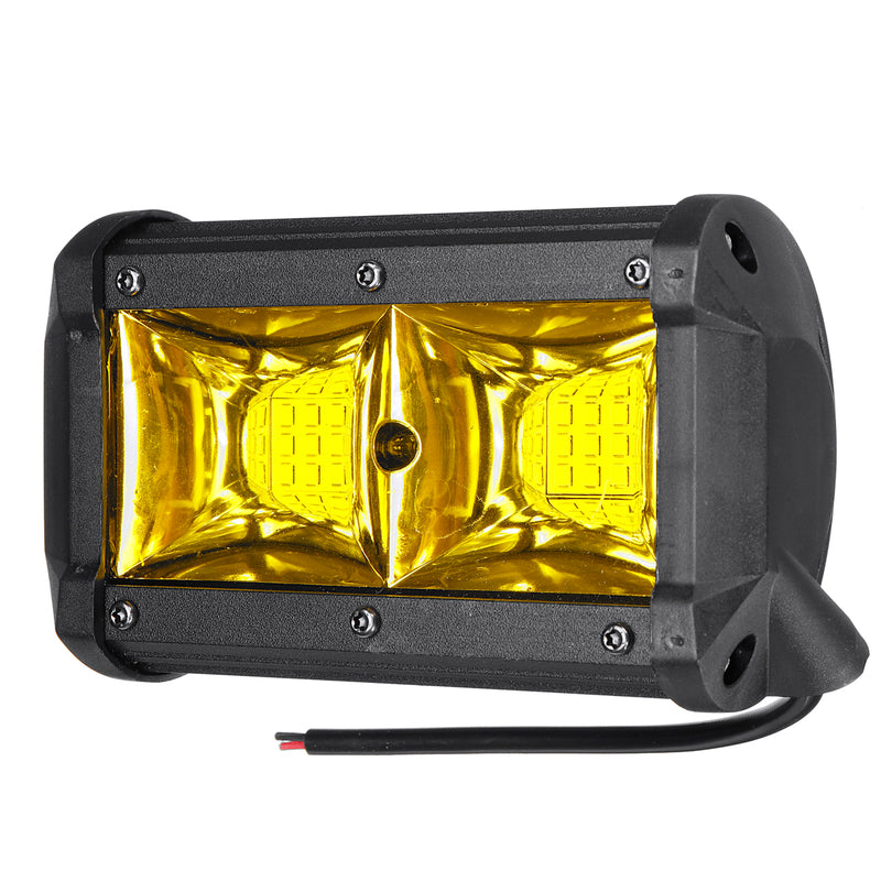 100W 18LED 3000K Headlight Work Light Bar Spot Beam Fog/Driving Lamp Amber For Vehicle Offroad SUV