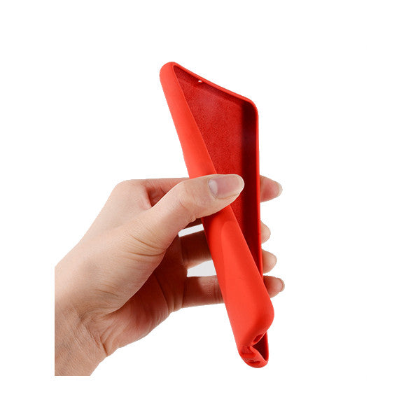 Bakeey Smooth Liquid Silicone Rubber Back Cover Protective Case for Xiaomi Redmi Note 8 Pro