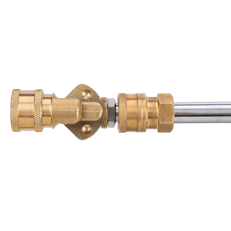 5pcs 2.0 GPM High Pressure Washer Spray Nozzle Tips with Connector 1/4 Inch Quick-connect 4500PSI 90 Rotary Connector