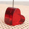 Red Stand Circle Iron Clip Card Stand Photo Card Holder Memo Paper Message Clip Desk Decor