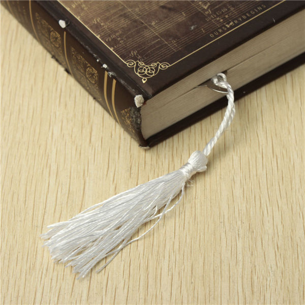 Silver Mental Bookmark With A Tassel Crafting Label Book Mark Party Favor Gifts