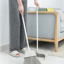 JIEZHI Broom & Foldable Dustpan Trash Sets Windproof Sweeper Desktop Mop Cleaning Brush