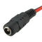 10PCS LUSTREON DC12V Female Power Supply Jack Connector Cable Plug Cord Wire 5.5mm x 2.1mm