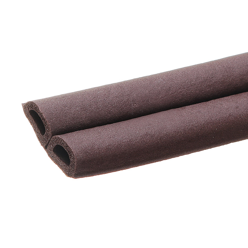 10M Self-adhesive D-Type Seal Strip Soundproof Doors Windows Weather Foam Adhesive Tape Decorations