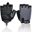 BOODUN Half-Finger Riding Glove Non-slip Dumbbell Fitness Gloves Outdoor Motorcycle Riding Cycling Protective Finger Gloves